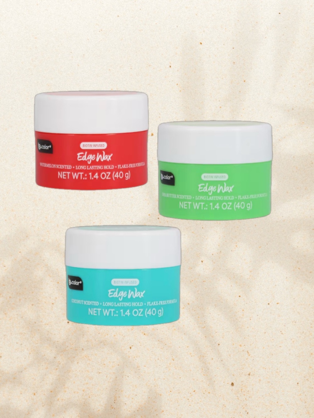 Biotin-Infused Edge Wax - Set of 3